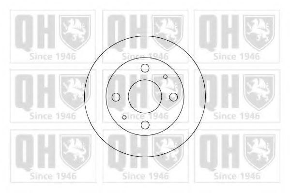 QUINTON HAZELL BDC5205 Тормозной диск для DAIHATSU MIRA VII (Дайхатсу Мира v2) QUINTON HAZELL BDC5205 Тормозной диск для DAIHATSU MIRA VII (Дайхатсу Мира v2)