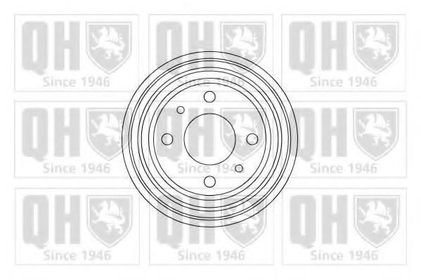 QUINTON HAZELL BDR115 Тормозной барабан для FORD FIESTA (Форд Фиэста) QUINTON HAZELL BDR115 Тормозной барабан для FORD FIESTA (Форд Фиэста)