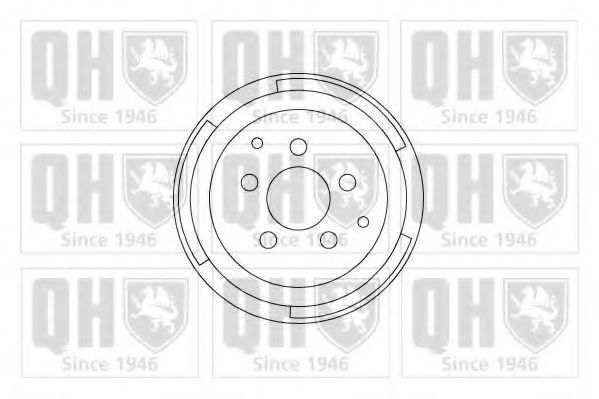 QUINTON HAZELL BDR242 Тормозной барабан для VOLKSWAGEN T3 CARAVELLE (Фольксваген Т3 cараvэллэ) QUINTON HAZELL BDR242 Тормозной барабан для VOLKSWAGEN T3 CARAVELLE (Фольксваген Т3 cараvэллэ)