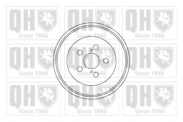 QUINTON HAZELL BDR522 Тормозной барабан для TOYOTA AVENSIS (Тойота/тоета Авенсис) QUINTON HAZELL BDR522 Тормозной барабан для TOYOTA AVENSIS (Тойота/тоета Авенсис)