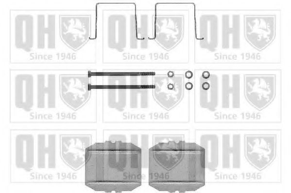 QUINTON HAZELL BFK617 Комплектующие, колодки дискового тормоза для CITROëN (Cитроëн) QUINTON HAZELL BFK617 Комплектующие, колодки дискового тормоза для CITROëN (Cитроëн)
