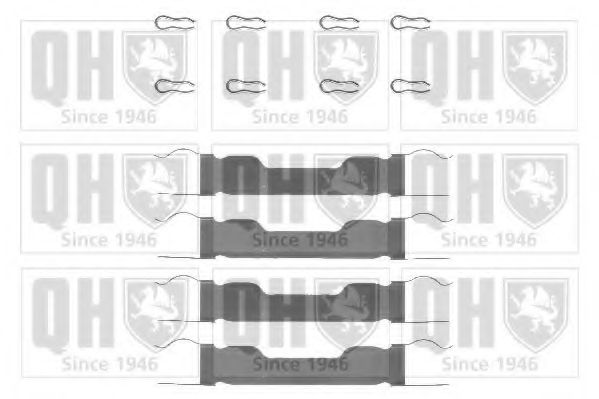 QUINTON HAZELL BFK628 Комплектующие, колодки дискового тормоза для FIAT STRADA II (Фиат Страда 2) QUINTON HAZELL BFK628 Комплектующие, колодки дискового тормоза для FIAT STRADA II (Фиат Страда 2)