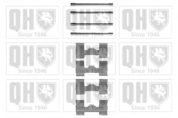 QUINTON HAZELL BFK632 Комплектующие, колодки дискового тормоза для FORD FIESTA (Форд Фиэста) QUINTON HAZELL BFK632 Комплектующие, колодки дискового тормоза для FORD FIESTA (Форд Фиэста)