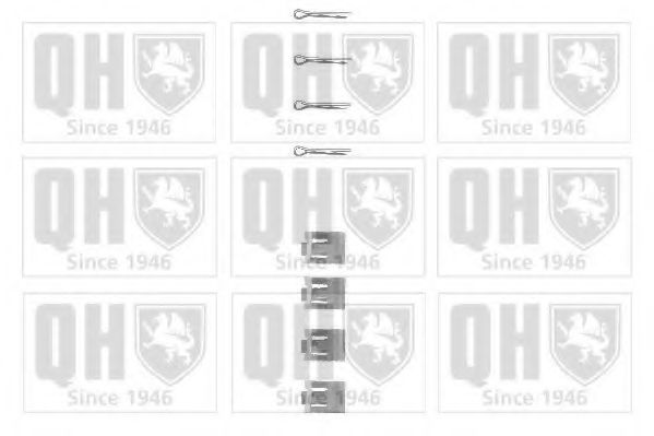 QUINTON HAZELL BFK633 Комплектующие, колодки дискового тормоза для FORD FIESTA (Форд Фиэста) QUINTON HAZELL BFK633 Комплектующие, колодки дискового тормоза для FORD FIESTA (Форд Фиэста)