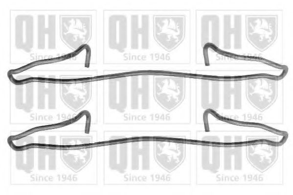 QUINTON HAZELL BFK637 Комплектующие, колодки дискового тормоза для FORD GRANADA (Форд Гранада) QUINTON HAZELL BFK637 Комплектующие, колодки дискового тормоза для FORD GRANADA (Форд Гранада)