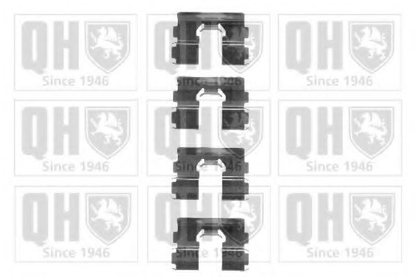 QUINTON HAZELL BFK664 Комплектующие, колодки дискового тормоза для HONDA (Хонда) QUINTON HAZELL BFK664 Комплектующие, колодки дискового тормоза для HONDA (Хонда)