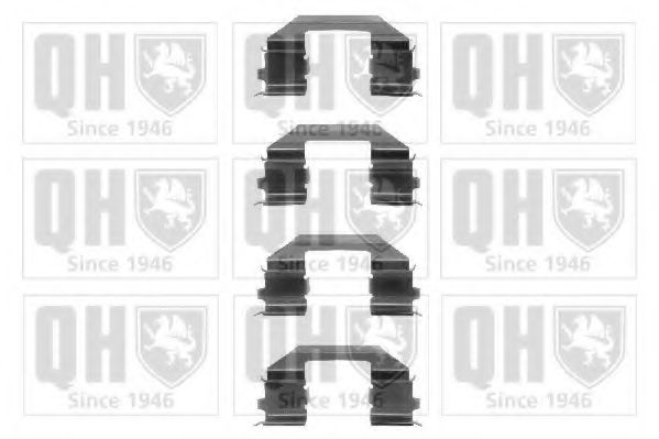 QUINTON HAZELL BFK674 Комплектующие, колодки дискового тормоза для HONDA PRELUDE IV (Хонда Прэлудэ иv) QUINTON HAZELL BFK674 Комплектующие, колодки дискового тормоза для HONDA PRELUDE IV (Хонда Прэлудэ иv)