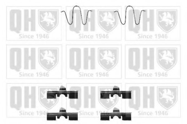 QUINTON HAZELL BFK691 Комплектующие, колодки дискового тормоза для MAZDA 323 C IV (Мазда 323 c иv) QUINTON HAZELL BFK691 Комплектующие, колодки дискового тормоза для MAZDA 323 C IV (Мазда 323 c иv)