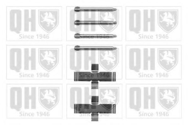 QUINTON HAZELL BFK701 Комплектующие, колодки дискового тормоза для VOLKSWAGEN (Фольксваген) QUINTON HAZELL BFK701 Комплектующие, колодки дискового тормоза для VOLKSWAGEN (Фольксваген)