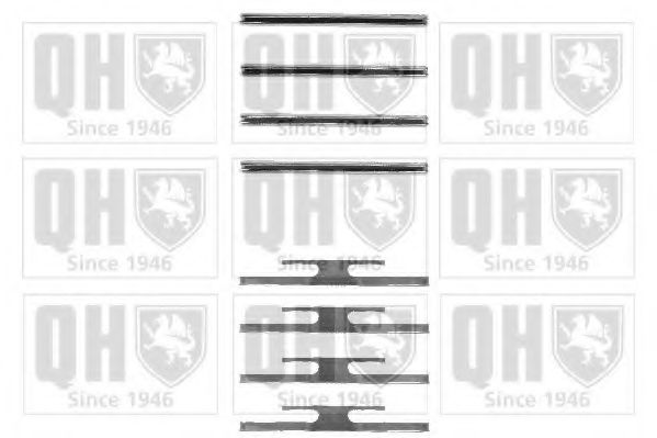 QUINTON HAZELL BFK710 Комплектующие, колодки дискового тормоза для OPEL (Опель) QUINTON HAZELL BFK710 Комплектующие, колодки дискового тормоза для OPEL (Опель)