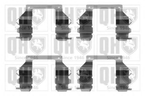QUINTON HAZELL BFK716 Комплектующие, колодки дискового тормоза для MITSUBISHI PAJERO III (Митсубиши/митсубиси Паджеро 3) QUINTON HAZELL BFK716 Комплектующие, колодки дискового тормоза для MITSUBISHI PAJERO III (Митсубиши/митсубиси Паджеро 3)