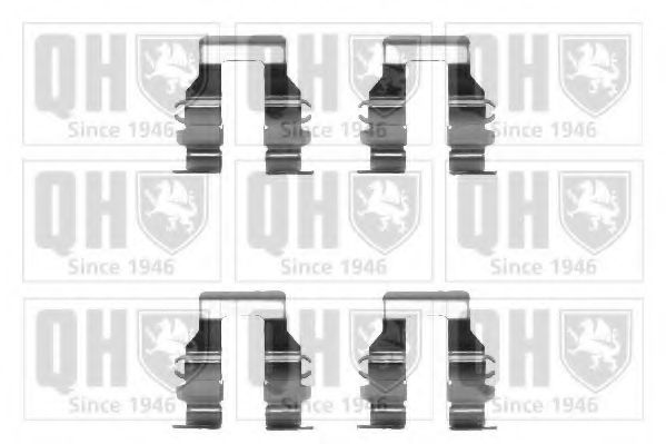 QUINTON HAZELL BFK721 Комплектующие, колодки дискового тормоза для MITSUBISHI GALANT VI (Митсубиши/митсубиси Галант 6) QUINTON HAZELL BFK721 Комплектующие, колодки дискового тормоза для MITSUBISHI GALANT VI (Митсубиши/митсубиси Галант 6)