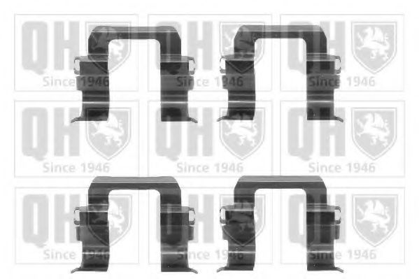 QUINTON HAZELL BFK737 Комплектующие, колодки дискового тормоза для NISSAN PRIMERA (Ниссан Примера) QUINTON HAZELL BFK737 Комплектующие, колодки дискового тормоза для NISSAN PRIMERA (Ниссан Примера)