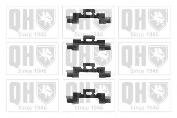 QUINTON HAZELL BFK738 Комплектующие, колодки дискового тормоза для NISSAN PULSAR I (Ниссан Пулсар и) QUINTON HAZELL BFK738 Комплектующие, колодки дискового тормоза для NISSAN PULSAR I (Ниссан Пулсар и)