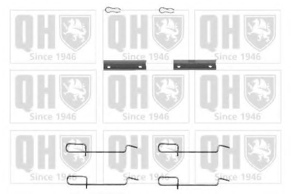 QUINTON HAZELL BFK741 Комплектующие, колодки дискового тормоза для RENAULT SAFRANE (Рено Сафранэ) QUINTON HAZELL BFK741 Комплектующие, колодки дискового тормоза для RENAULT SAFRANE (Рено Сафранэ)