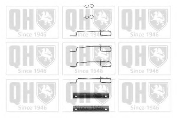 QUINTON HAZELL BFK746 Комплектующие, колодки дискового тормоза для PEUGEOT 205 II (Пежо 205 2) QUINTON HAZELL BFK746 Комплектующие, колодки дискового тормоза для PEUGEOT 205 II (Пежо 205 2)