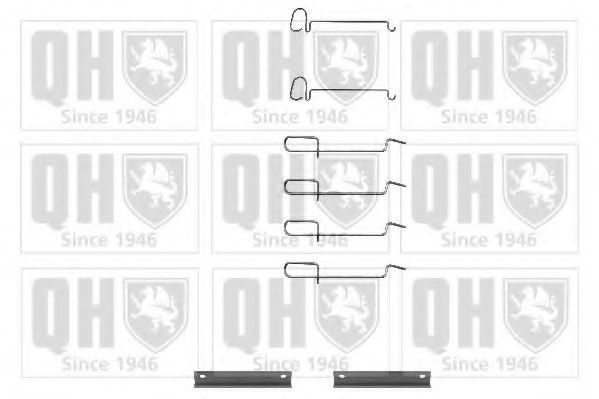 QUINTON HAZELL BFK756 Комплектующие, колодки дискового тормоза для RENAULT SUPER 5 (Рено Супэр 5) QUINTON HAZELL BFK756 Комплектующие, колодки дискового тормоза для RENAULT SUPER 5 (Рено Супэр 5)