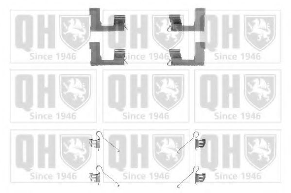 QUINTON HAZELL BFK784 Комплектующие, колодки дискового тормоза для SUZUKI (Сузуки) QUINTON HAZELL BFK784 Комплектующие, колодки дискового тормоза для SUZUKI (Сузуки)