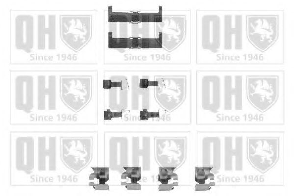 QUINTON HAZELL BFK789 Комплектующие, колодки дискового тормоза для TOYOTA (Тойота/тоета) QUINTON HAZELL BFK789 Комплектующие, колодки дискового тормоза для TOYOTA (Тойота/тоета)