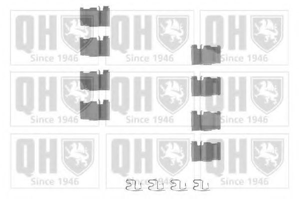 QUINTON HAZELL BFK799 Комплектующие, колодки дискового тормоза для TOYOTA (Тойота/тоета) QUINTON HAZELL BFK799 Комплектующие, колодки дискового тормоза для TOYOTA (Тойота/тоета)
