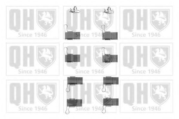 QUINTON HAZELL BFK800 Комплектующие, колодки дискового тормоза для TOYOTA (Тойота/тоета) QUINTON HAZELL BFK800 Комплектующие, колодки дискового тормоза для TOYOTA (Тойота/тоета)
