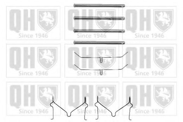 QUINTON HAZELL BFK802 Комплектующие, колодки дискового тормоза для TOYOTA (Тойота/тоета) QUINTON HAZELL BFK802 Комплектующие, колодки дискового тормоза для TOYOTA (Тойота/тоета)