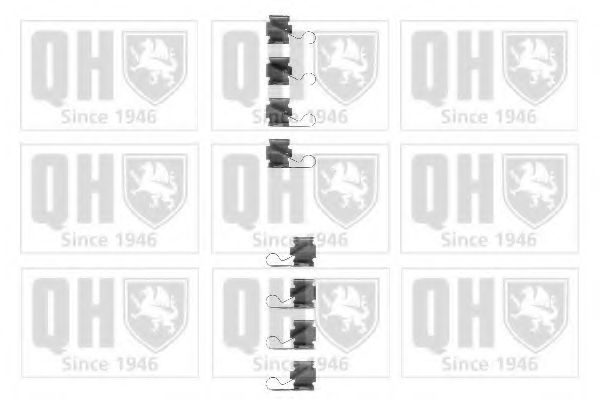 QUINTON HAZELL BFK803 Комплектующие, колодки дискового тормоза для TOYOTA (Тойота/тоета) QUINTON HAZELL BFK803 Комплектующие, колодки дискового тормоза для TOYOTA (Тойота/тоета)