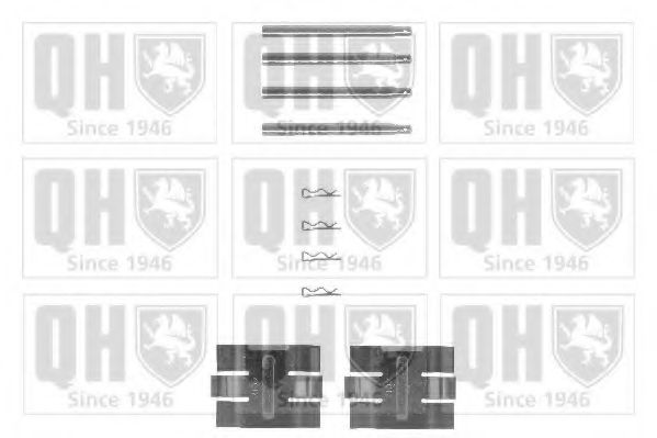 QUINTON HAZELL BFK809 Комплектующие, колодки дискового тормоза для OPEL KADETT C (Опель Кадэтт c) QUINTON HAZELL BFK809 Комплектующие, колодки дискового тормоза для OPEL KADETT C (Опель Кадэтт c)