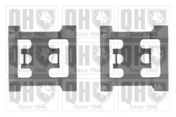 QUINTON HAZELL BFK811 Комплектующие, колодки дискового тормоза для VOLVO 960 (Вольво 960) QUINTON HAZELL BFK811 Комплектующие, колодки дискового тормоза для VOLVO 960 (Вольво 960)