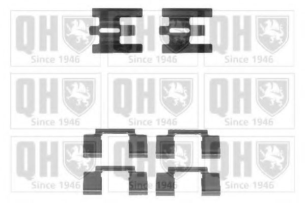 QUINTON HAZELL BFK812 Комплектующие, колодки дискового тормоза для VOLVO 960 (Вольво 960) QUINTON HAZELL BFK812 Комплектующие, колодки дискового тормоза для VOLVO 960 (Вольво 960)