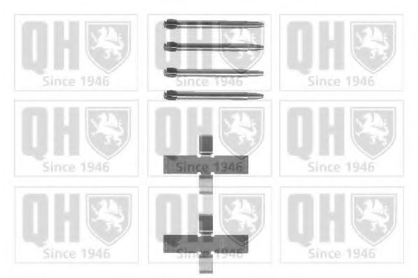 QUINTON HAZELL BFK816 Комплектующие, колодки дискового тормоза для AUDI 80 (Ауди 80) QUINTON HAZELL BFK816 Комплектующие, колодки дискового тормоза для AUDI 80 (Ауди 80)