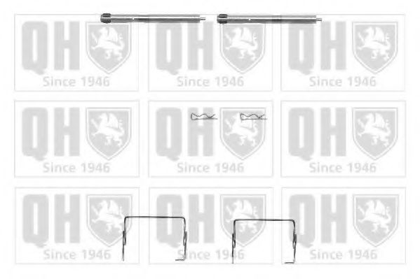 QUINTON HAZELL BFK841 Комплектующие, колодки дискового тормоза для RENAULT SAFRANE (Рено Сафранэ) QUINTON HAZELL BFK841 Комплектующие, колодки дискового тормоза для RENAULT SAFRANE (Рено Сафранэ)