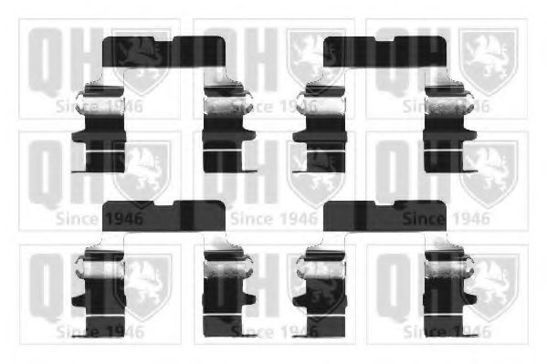 QUINTON HAZELL BFK854 Комплектующие, колодки дискового тормоза для MITSUBISHI GALANT VI (Митсубиши/митсубиси Галант 6) QUINTON HAZELL BFK854 Комплектующие, колодки дискового тормоза для MITSUBISHI GALANT VI (Митсубиши/митсубиси Галант 6)