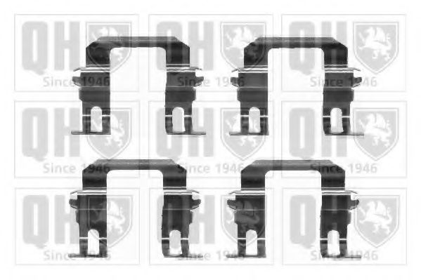 QUINTON HAZELL BFK865 Комплектующие, колодки дискового тормоза для OPEL FRONTERA A (Опель Фронтера а) QUINTON HAZELL BFK865 Комплектующие, колодки дискового тормоза для OPEL FRONTERA A (Опель Фронтера а)