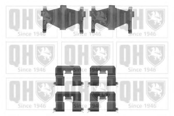 QUINTON HAZELL BFK873 Комплектующие, колодки дискового тормоза для NISSAN PULSAR I (Ниссан Пулсар и) QUINTON HAZELL BFK873 Комплектующие, колодки дискового тормоза для NISSAN PULSAR I (Ниссан Пулсар и)