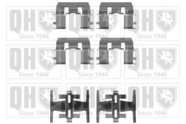 QUINTON HAZELL BFK875 Комплектующие, колодки дискового тормоза для HONDA PRELUDE IV (Хонда Прэлудэ иv) QUINTON HAZELL BFK875 Комплектующие, колодки дискового тормоза для HONDA PRELUDE IV (Хонда Прэлудэ иv)