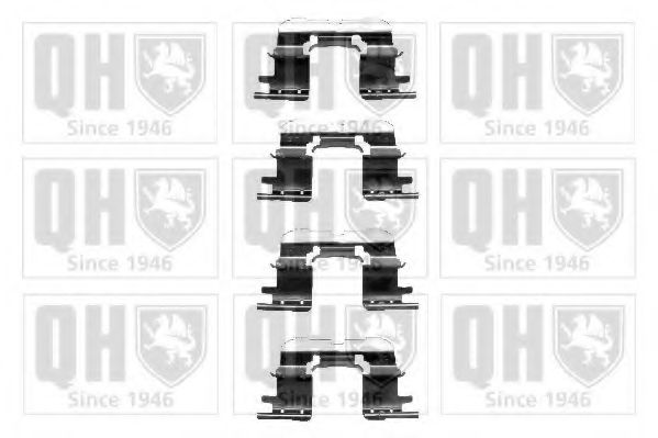 QUINTON HAZELL BFK888 Комплектующие, колодки дискового тормоза для TOYOTA (Тойота/тоета) QUINTON HAZELL BFK888 Комплектующие, колодки дискового тормоза для TOYOTA (Тойота/тоета)