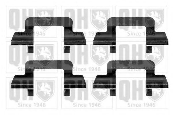 QUINTON HAZELL BFK898 Комплектующие, колодки дискового тормоза для CITROëN (Cитроëн) QUINTON HAZELL BFK898 Комплектующие, колодки дискового тормоза для CITROëN (Cитроëн)