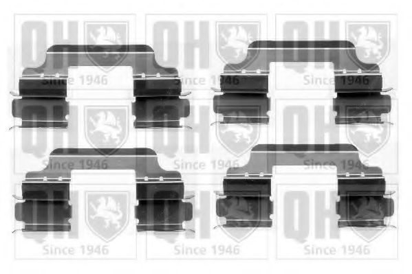 QUINTON HAZELL BFK942 Комплектующие, колодки дискового тормоза для RENAULT LUTECIA III (Рено Лутэcиа 3) QUINTON HAZELL BFK942 Комплектующие, колодки дискового тормоза для RENAULT LUTECIA III (Рено Лутэcиа 3)