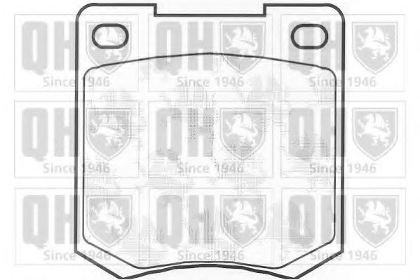 QUINTON HAZELL BP100 Тормозные колодки для FORD (Форд) QUINTON HAZELL BP100 Тормозные колодки для FORD (Форд)