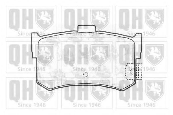 QUINTON HAZELL BP1006 Тормозные колодки для HONDA LEGEND I (Хонда Лэгэнд и) QUINTON HAZELL BP1006 Тормозные колодки для HONDA LEGEND I (Хонда Лэгэнд и)