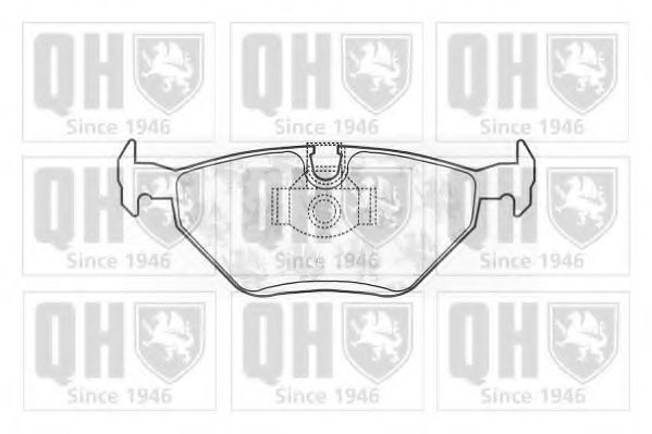 QUINTON HAZELL BP1009 Тормозные колодки для BMW (Бмв) QUINTON HAZELL BP1009 Тормозные колодки для BMW (Бмв)