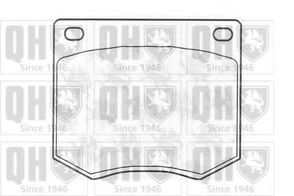 QUINTON HAZELL BP102 Тормозные колодки для FORD GRANADA (Форд Гранада) QUINTON HAZELL BP102 Тормозные колодки для FORD GRANADA (Форд Гранада)