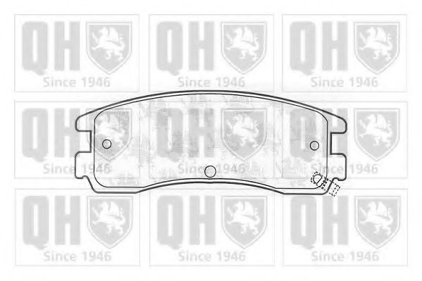 QUINTON HAZELL BP1042 Тормозные колодки для OPEL SINTRA (Опель Синтра)