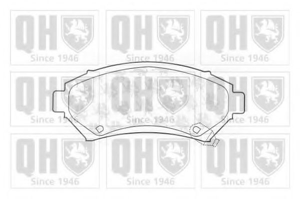 QUINTON HAZELL BP1066 Тормозные колодки для OPEL SINTRA (Опель Синтра)