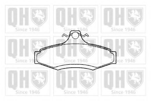 QUINTON HAZELL BP1070 Тормозные колодки для DAEWOO KONDOR (Дэу Кондор) QUINTON HAZELL BP1070 Тормозные колодки для DAEWOO KONDOR (Дэу Кондор)