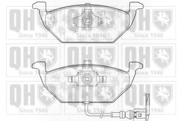 QUINTON HAZELL BP1142 Тормозные колодки для SEAT ALTEA (Сеат Алтэа) QUINTON HAZELL BP1142 Тормозные колодки для SEAT ALTEA (Сеат Алтэа)
