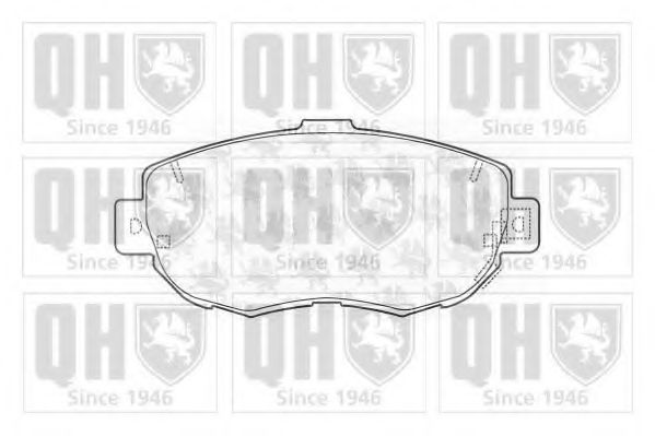 QUINTON HAZELL BP1164 Тормозные колодки для LEXUS IS I (Лексус Ис 1)