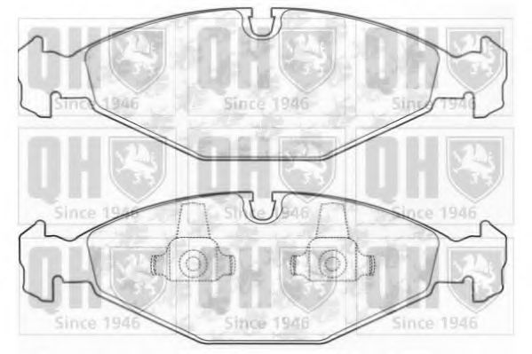 QUINTON HAZELL BP1172 Тормозные колодки для JAGUAR VANDEN PLAS (Ягуар Vандэн плас) QUINTON HAZELL BP1172 Тормозные колодки для JAGUAR VANDEN PLAS (Ягуар Vандэн плас)