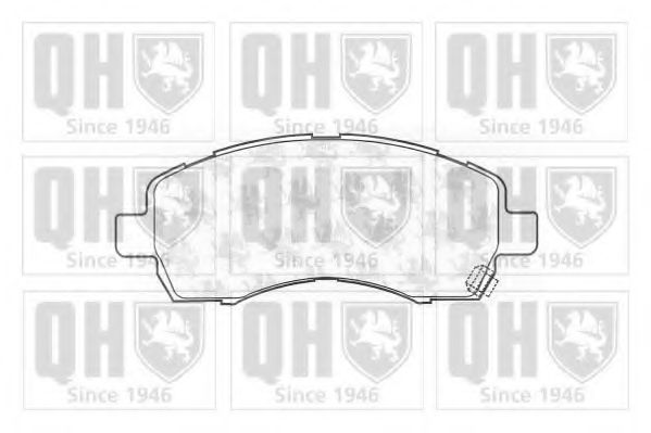 QUINTON HAZELL BP1179 Тормозные колодки для SUBARU LIBERTY II (Субару Либэртъ 2) QUINTON HAZELL BP1179 Тормозные колодки для SUBARU LIBERTY II (Субару Либэртъ 2)